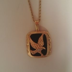 10k Eagle Pendant
